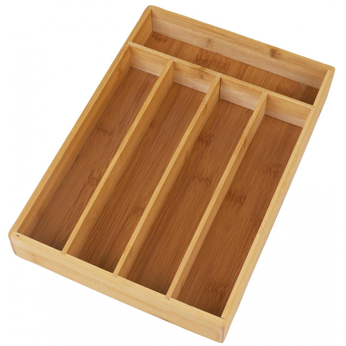 BAMBOU - Range-couverts bambou 5 compartiments