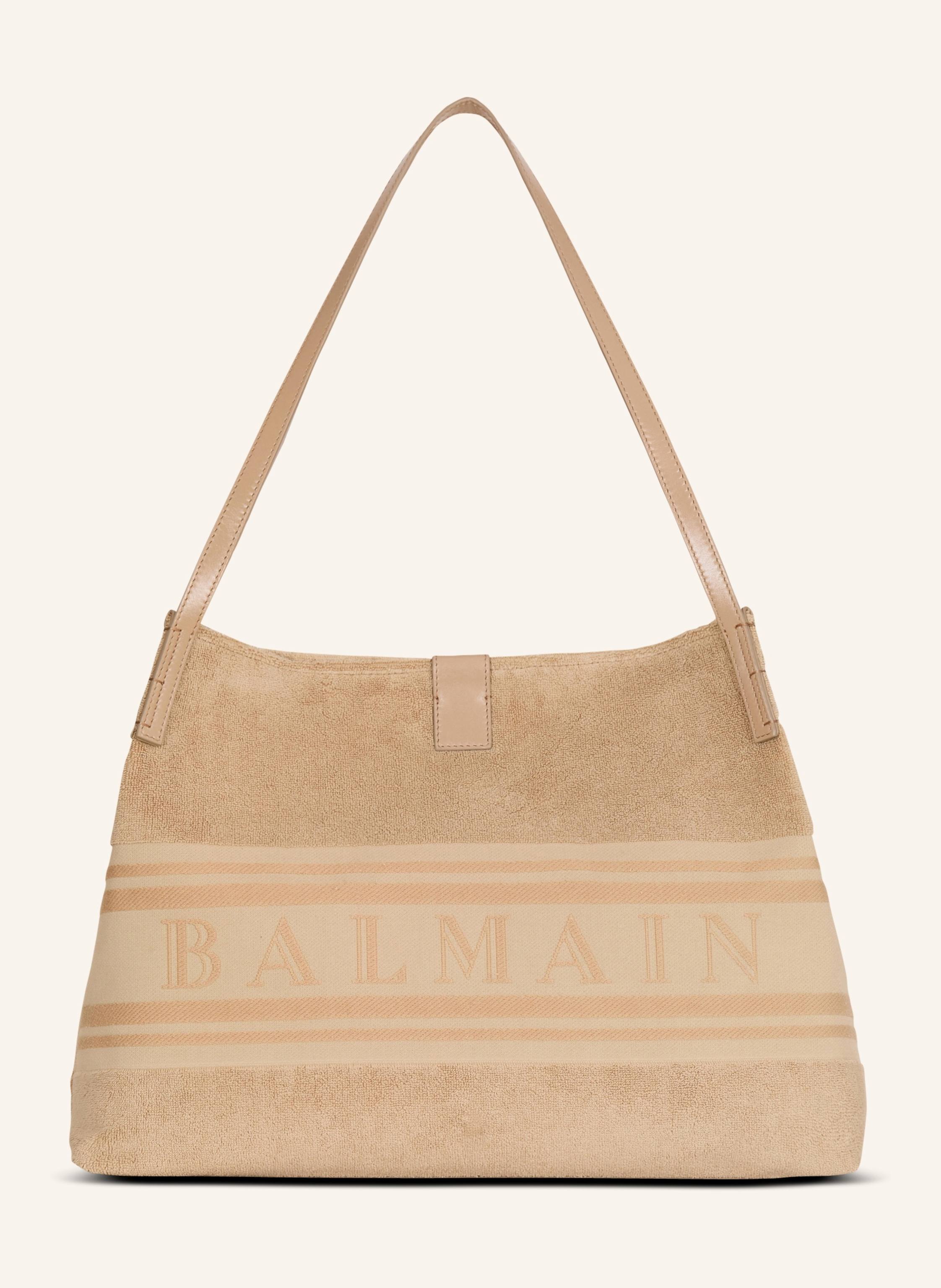 BALMAIN Mittelgroßer Release Shopper aus Baumwollfrottee