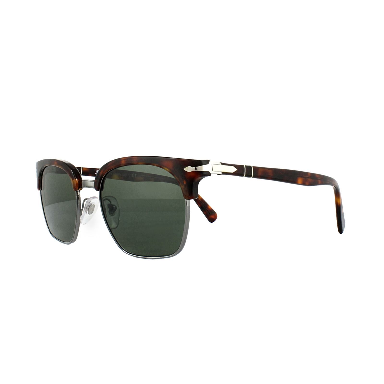 Persol Round Havana Green PO3199S Sunglasses
