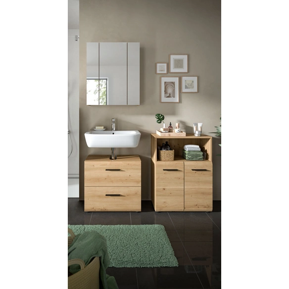 Badmöbel-Set, BxHxT: 135 x 185 x 30 cm, 3-teilig