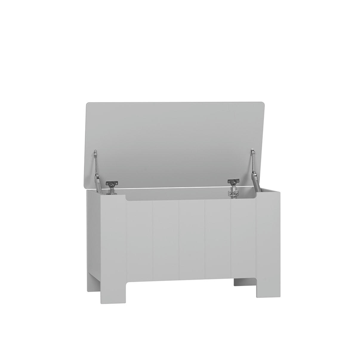 CALMO - Coffre à jouets gris