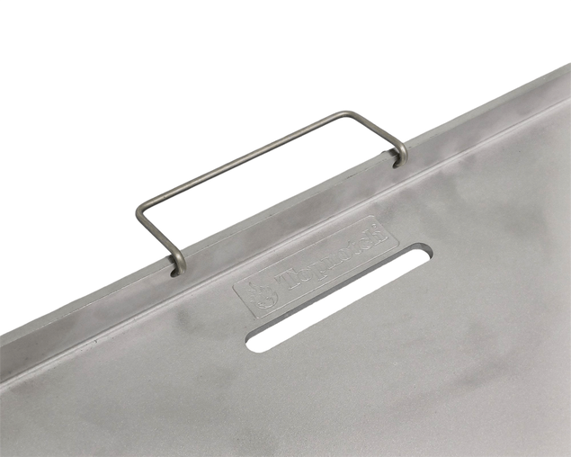 Stainless Steel Hotplate with Handles - 392 x 485mm (15")