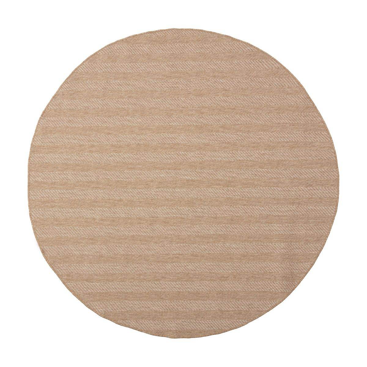 Interieur05 Rond Jute buitenkleed Naturel ZigZag