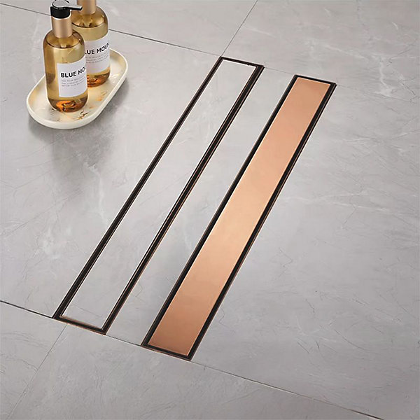 Drain Linéaire Rea Neox 80 Brush Copper