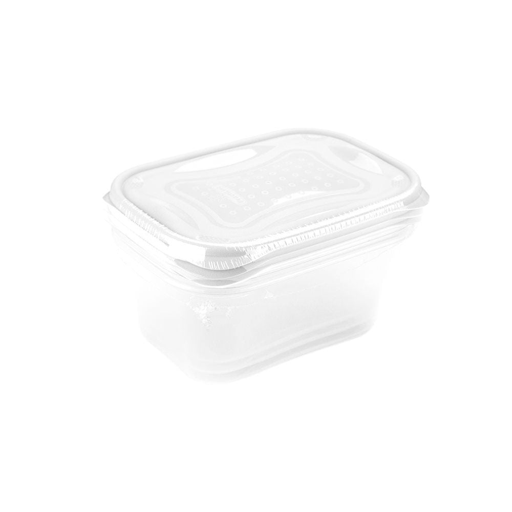 Conjunto 3 caixas plásticas 1,2l