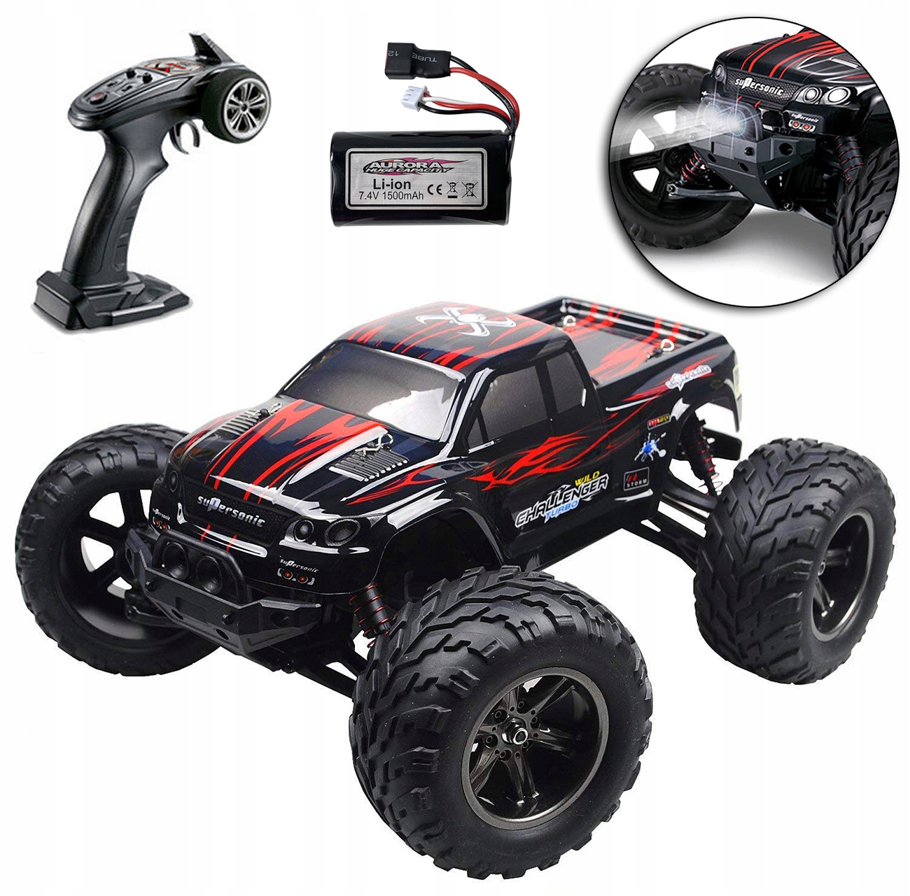 SAMOCHÓD Auto zdalnie sterowany RC 9115 Monster Truck 2.4GHz 42km/h SZYBKI