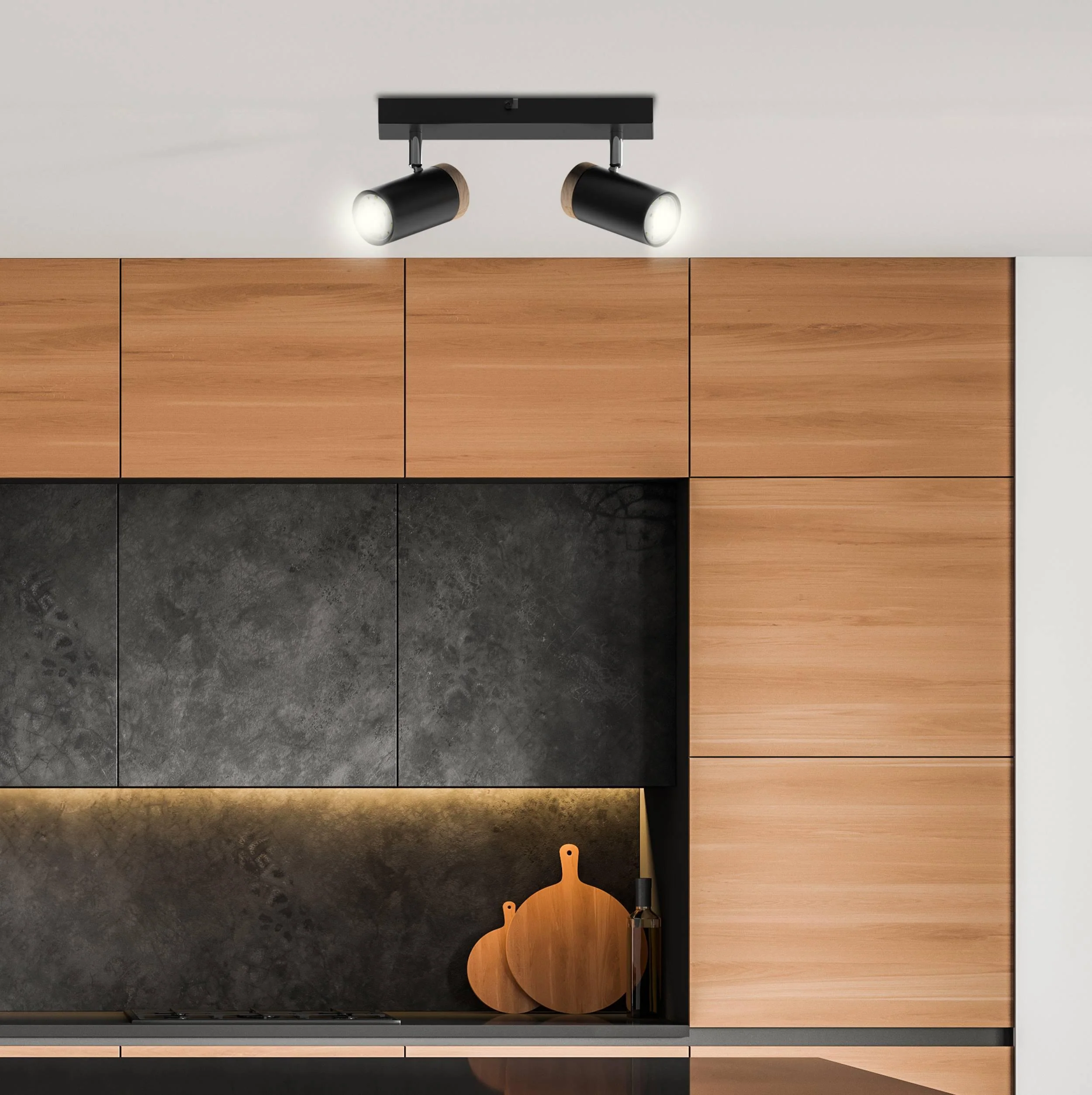 Plafondlamp Lagos 2-lichts