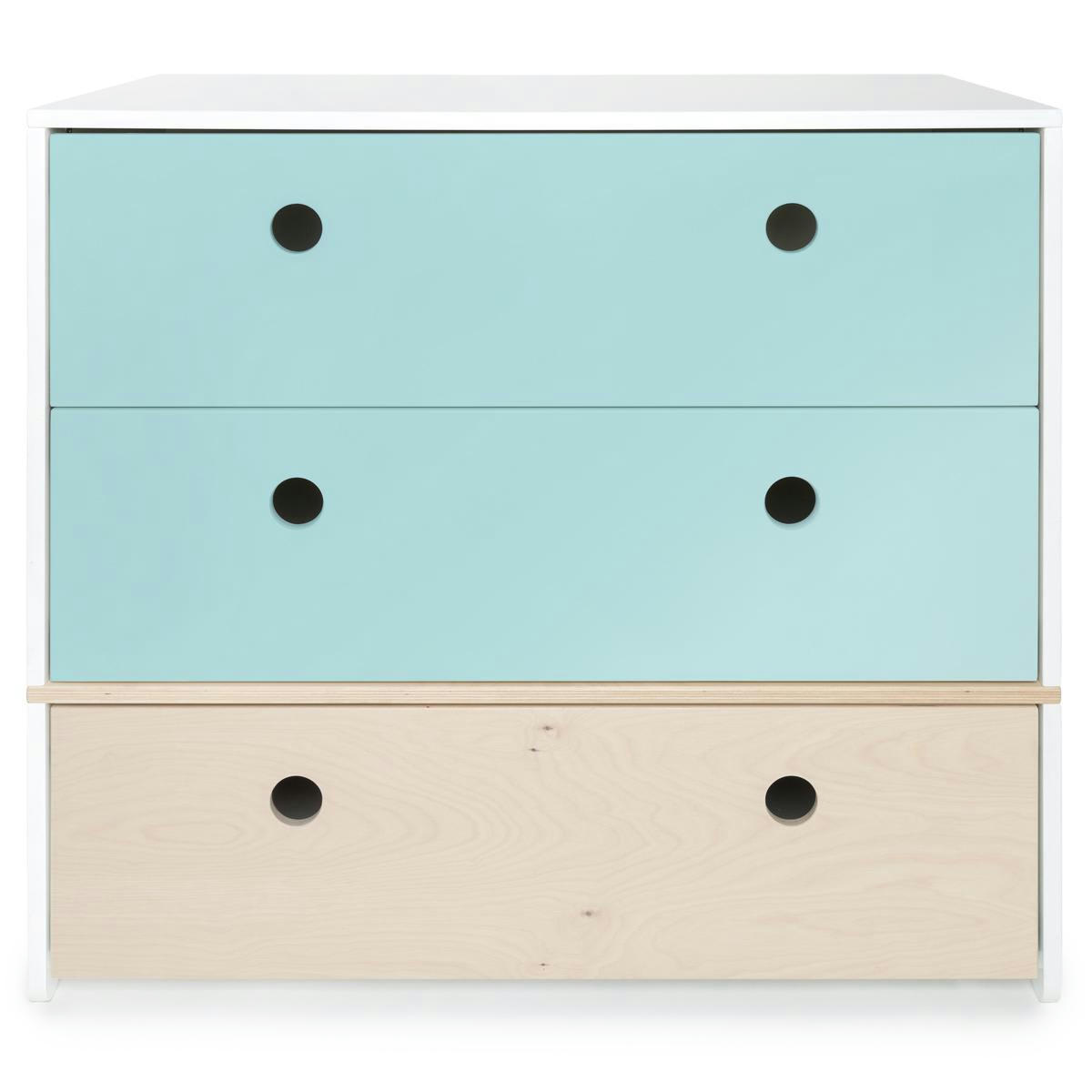COLORFLEX - Commode bleu ciel-blanchi