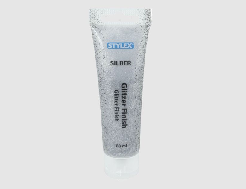 Glitzer Finish Silber