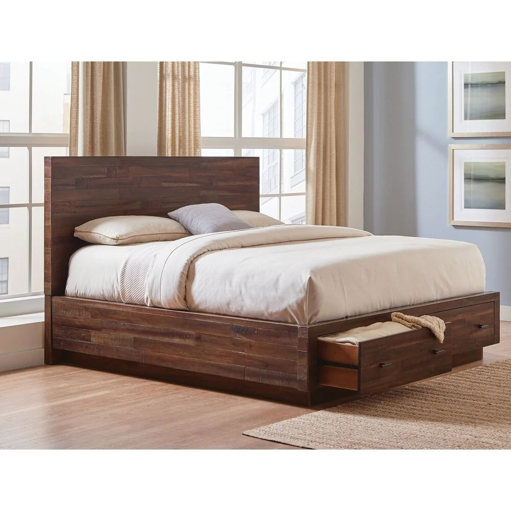 Carbon Loft Marat Varied Coffee 4-piece Bedroom Set