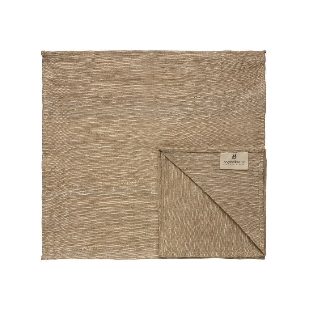 Originalhome Khadi Tafelservet Bruin 4x (44x44 cm)