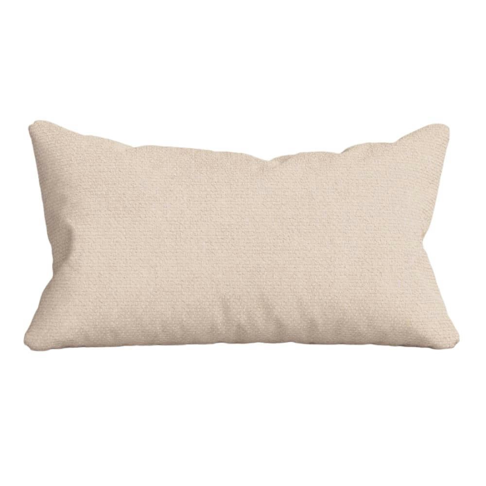 ENZO - Coussin rectangulaire 60 x 30 cm couleur brun clair