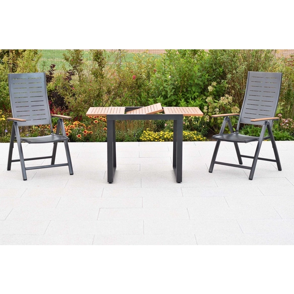 Balkonset »Tinos«, 3 tlg., 2 Sitzplätze, Aluminium