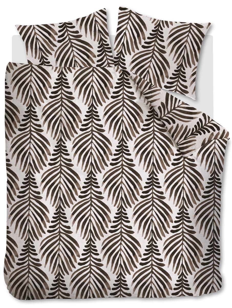 vtwonen Bold Feathers dekbedovertrek - Lits-jumeaux - 240x200/220 cm - Zand