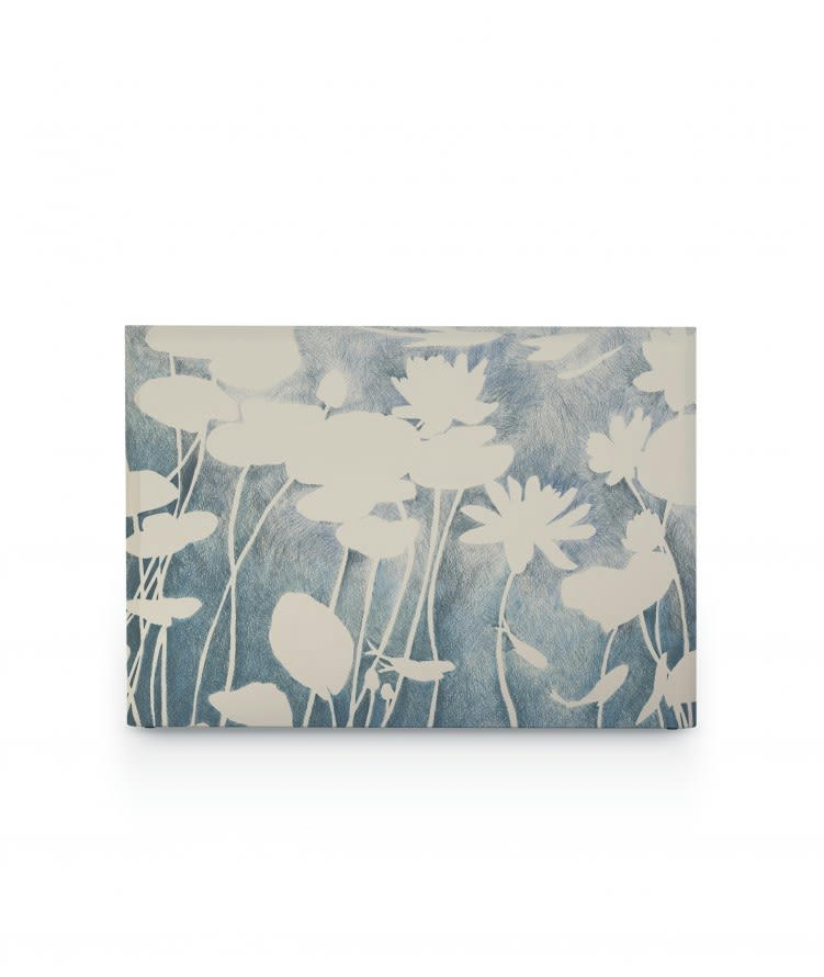 HAKU - Tête de lit avec housse Bleu 180 cm