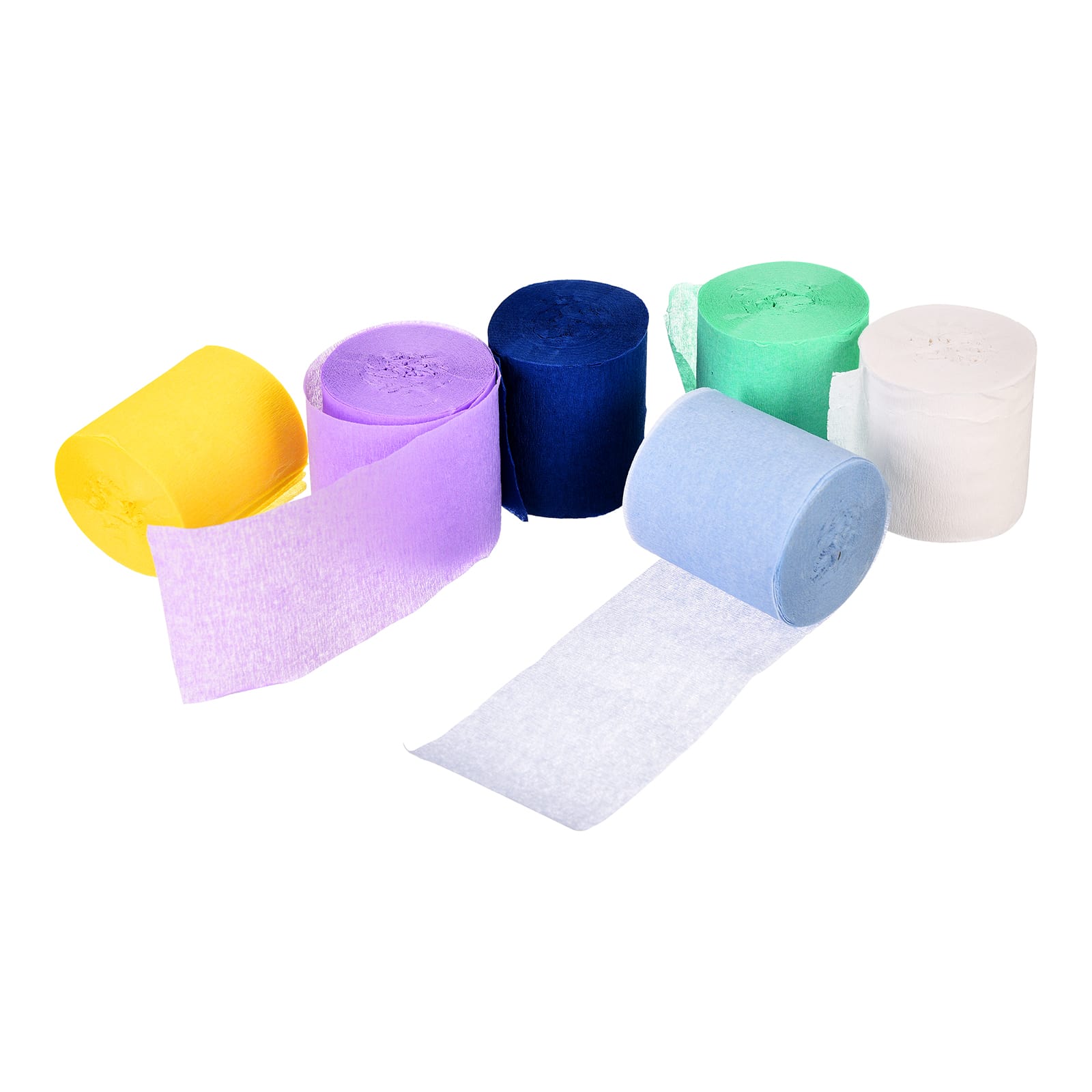 Kreppband-Set Bunt,L 60.000 mm, 6 -tlg., 60 m