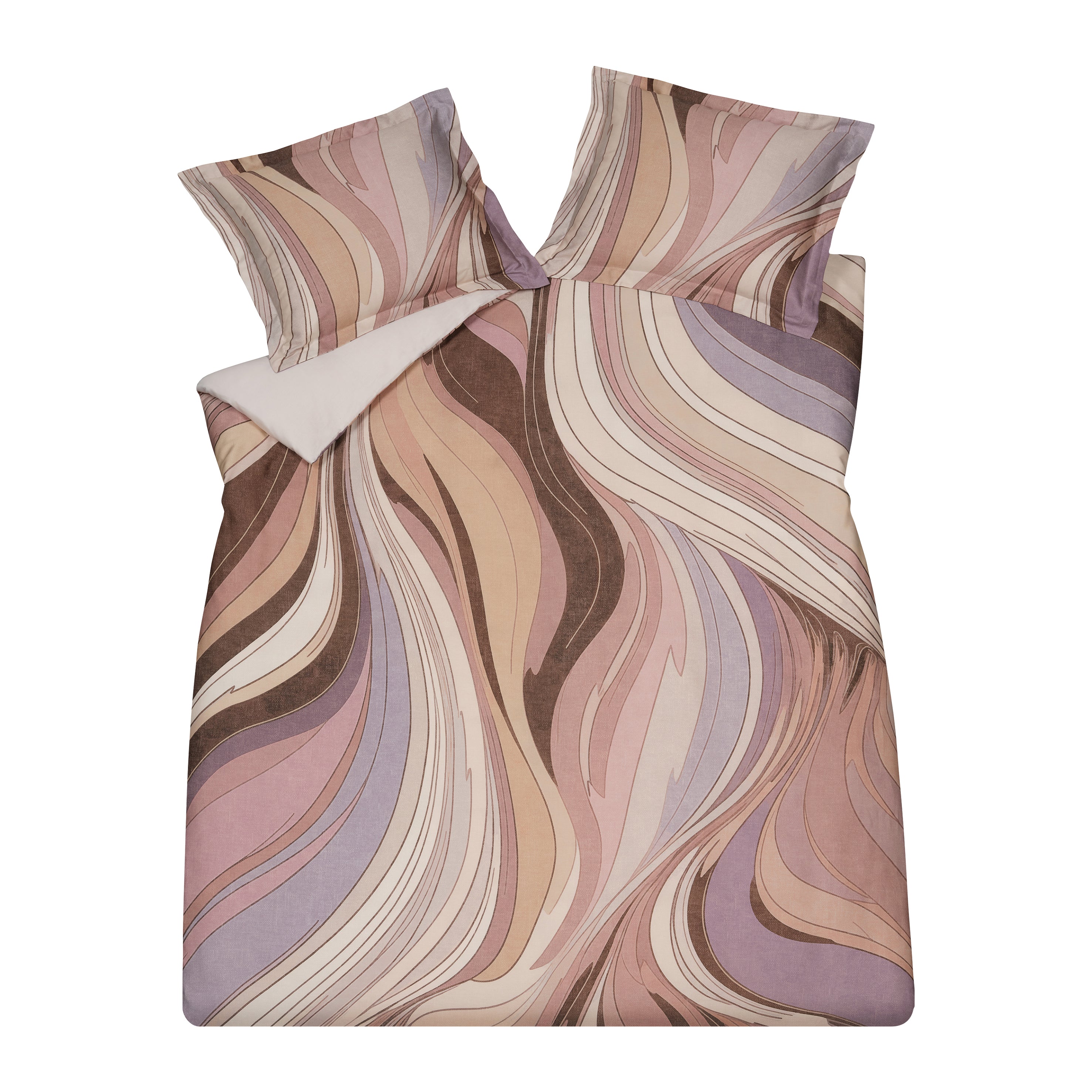 Vandyck Swirls Dekbedovertrek 200x200/220 cm - Moonscape