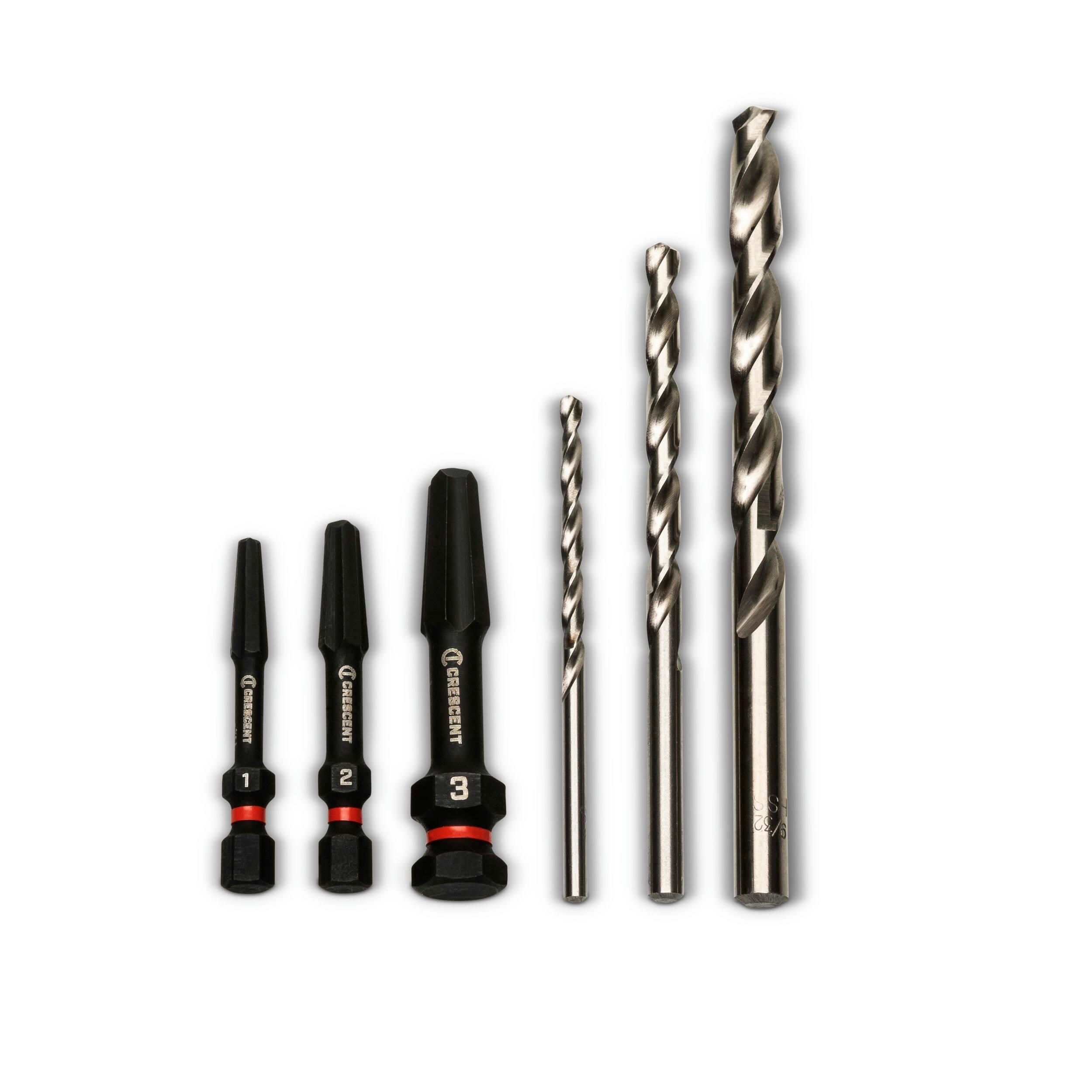 Crescent Screw Biter Extraction Set, 6-pc