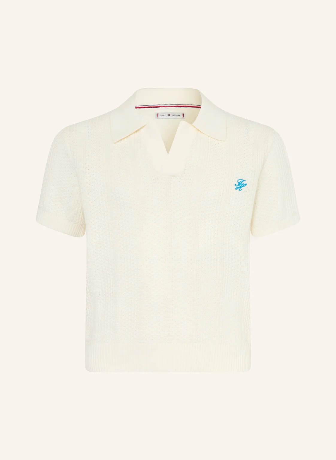 TOMMY HILFIGER Strick-Poloshirt