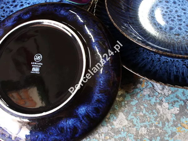 Komplet talerzy na 4 osoby (12 el.) Lubiana - Stoneware Cosmos