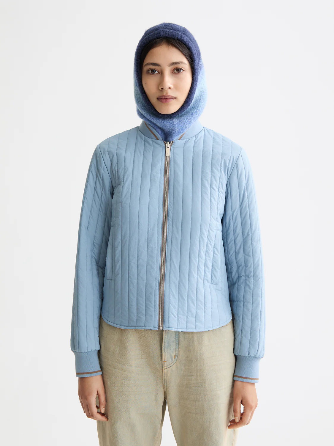 Reversible Printed And Quilted Bomber