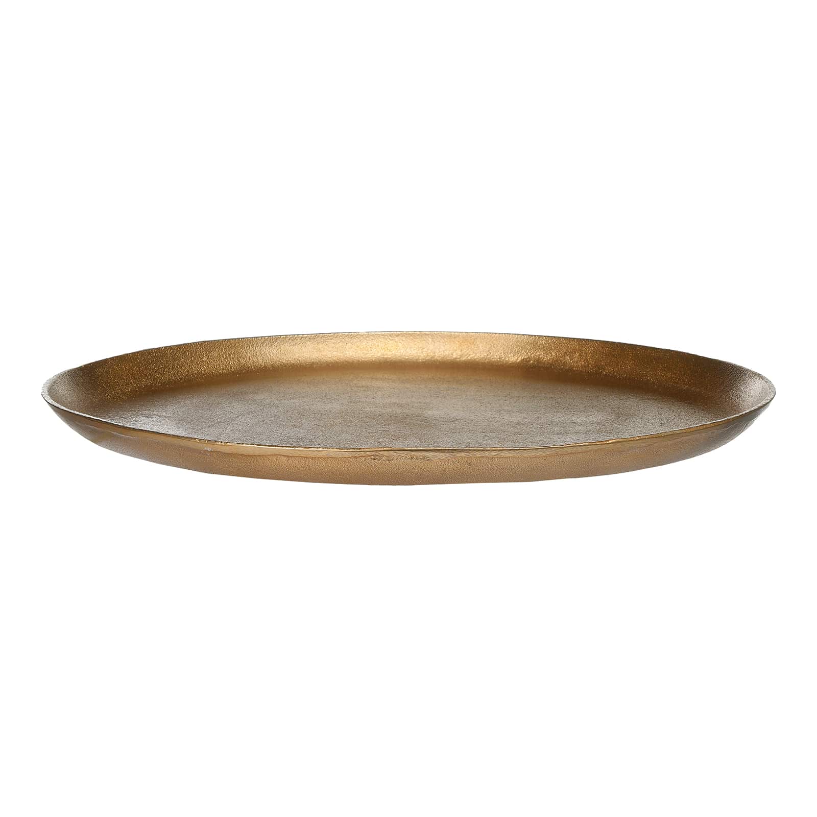 Deko-Tablett Metallic Gold, ⌀ 46 cm, H 35 mm