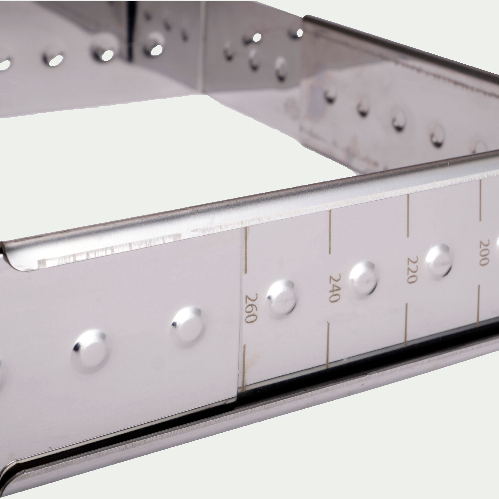 GOBEL - Cadre à opéra réglable en inox L16cm à L28cm - argenté