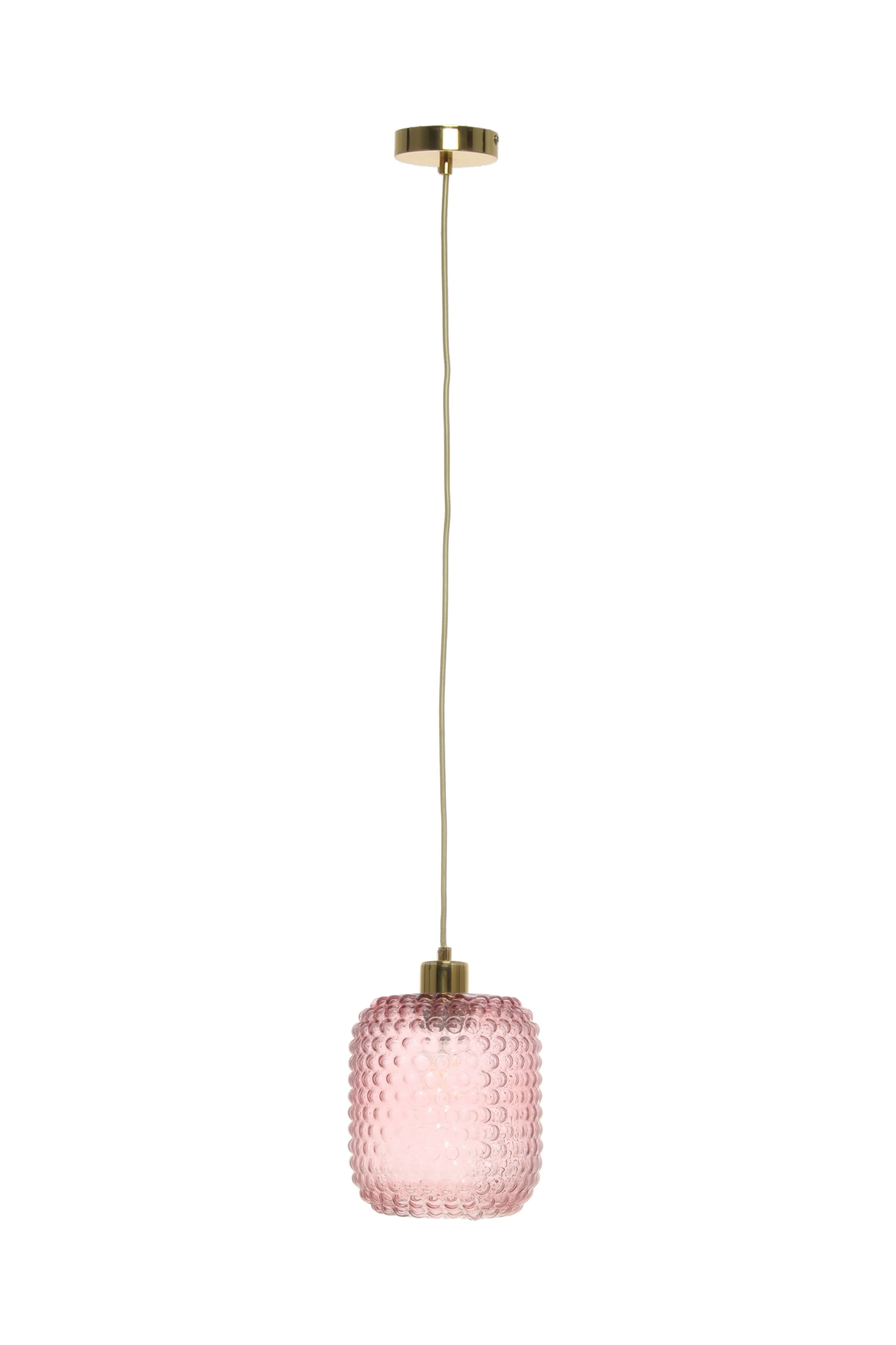 Glazen hanglamp Irene rond