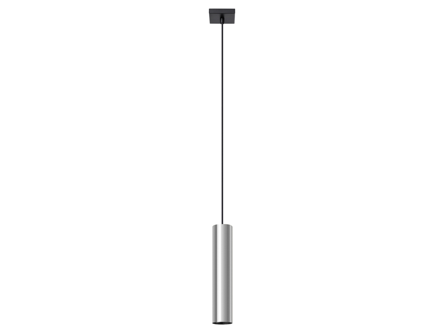 Lampa wisząca Lagos stalowa srebrna