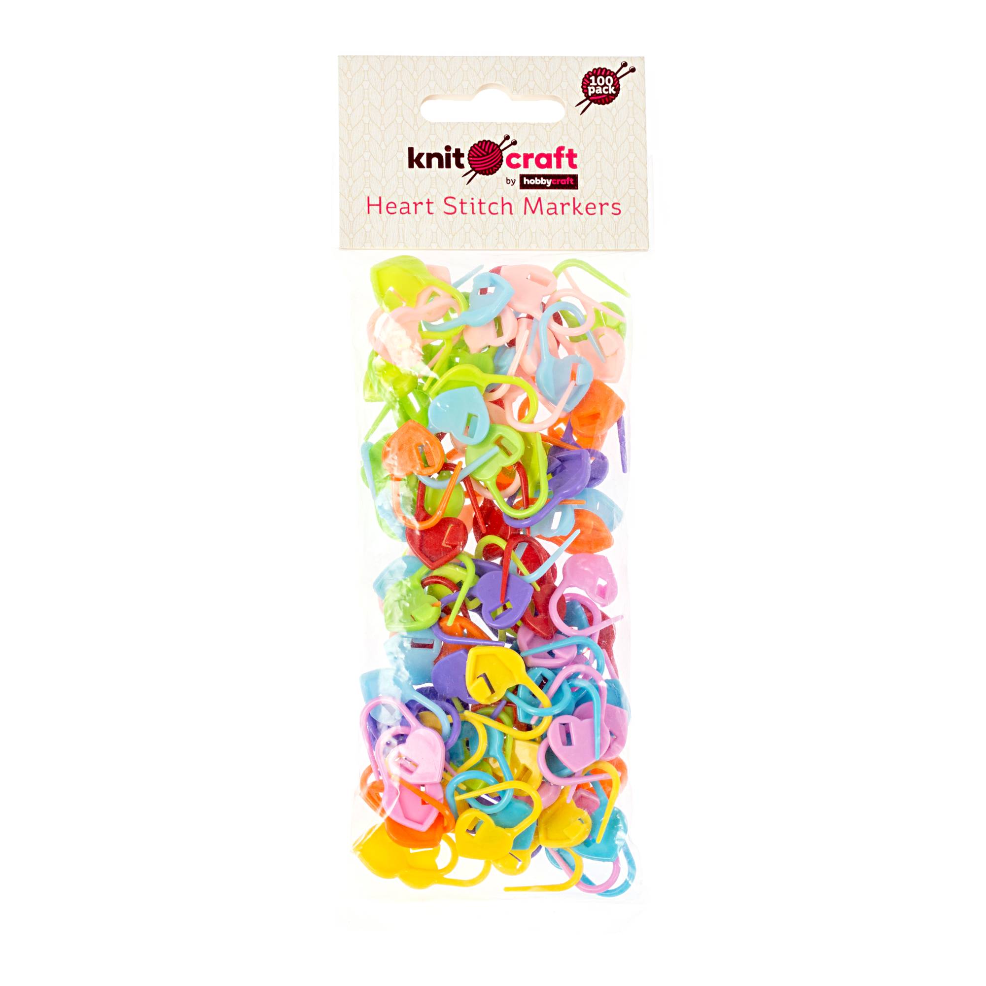 Heart Stitch Markers 100 Pack