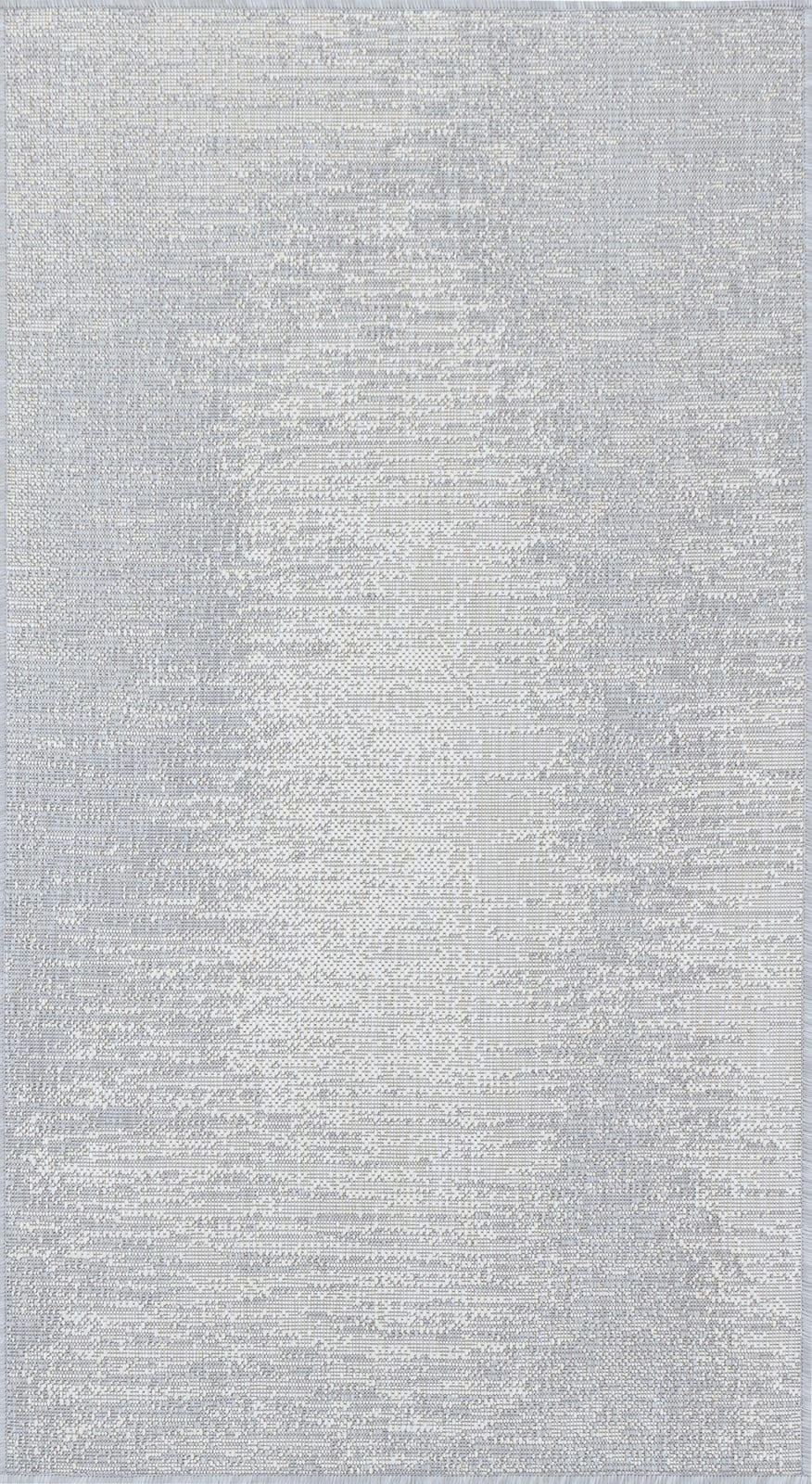 SHELBY - Tapis d'Extérieur/Intérieur Ivoire/Gris 80x150