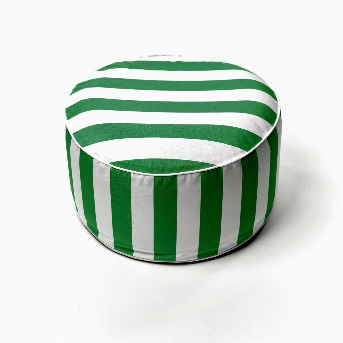 - Pouf gonflable en Polyester Vert 50x25 cm