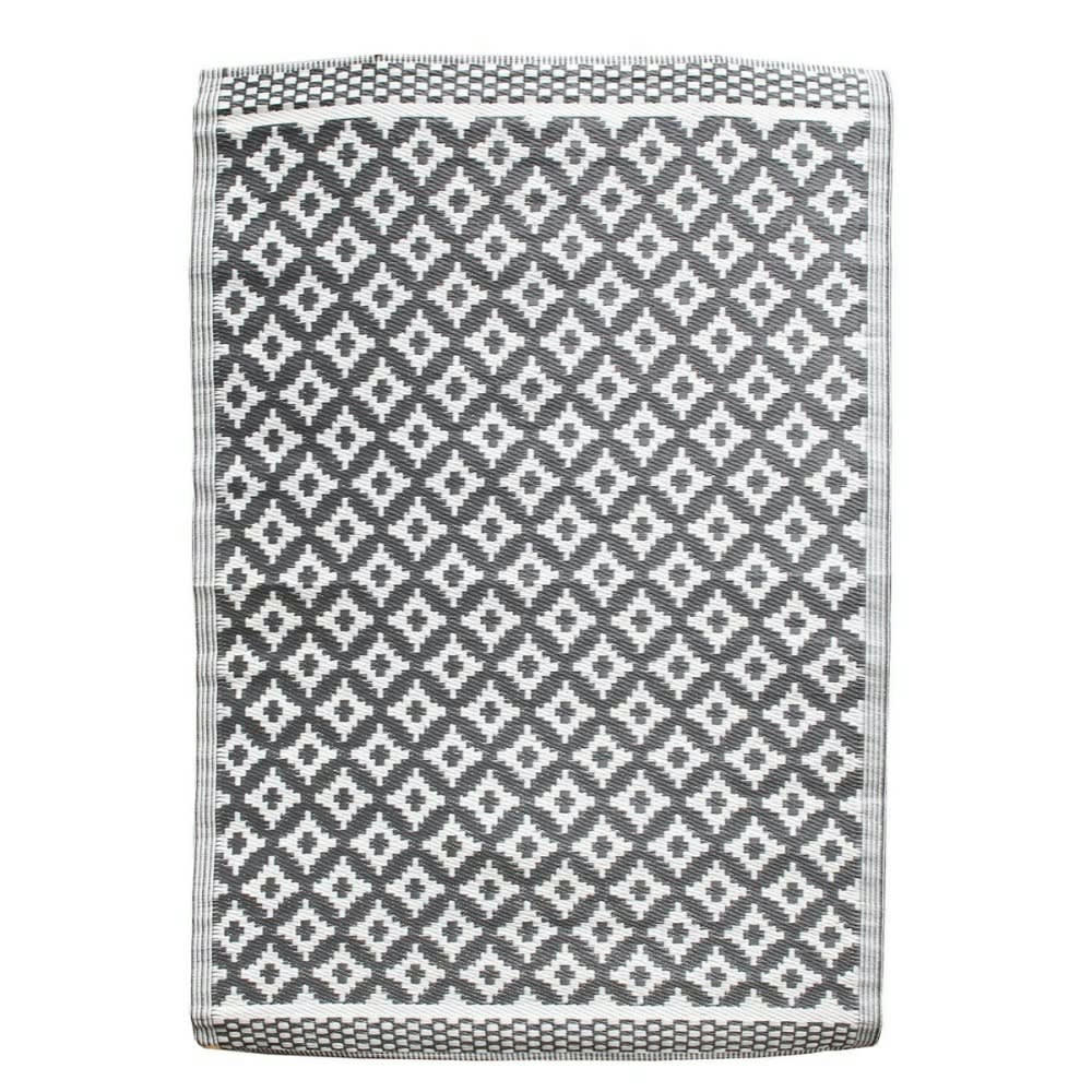- Tapis intérieur et extérieur gris foncé 120x180cm