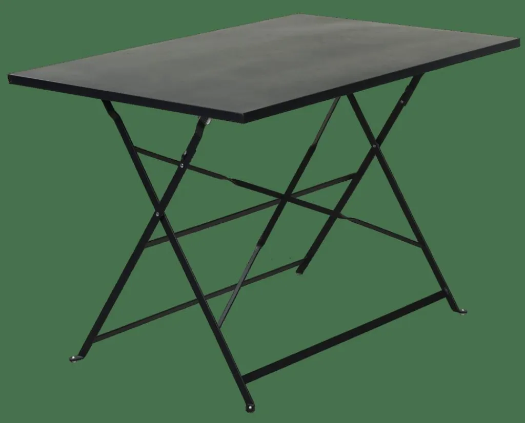 Tables Bistrot|Tables De Jardin^CASA IMPERIAL Table Pliante Rectangulaire Noir