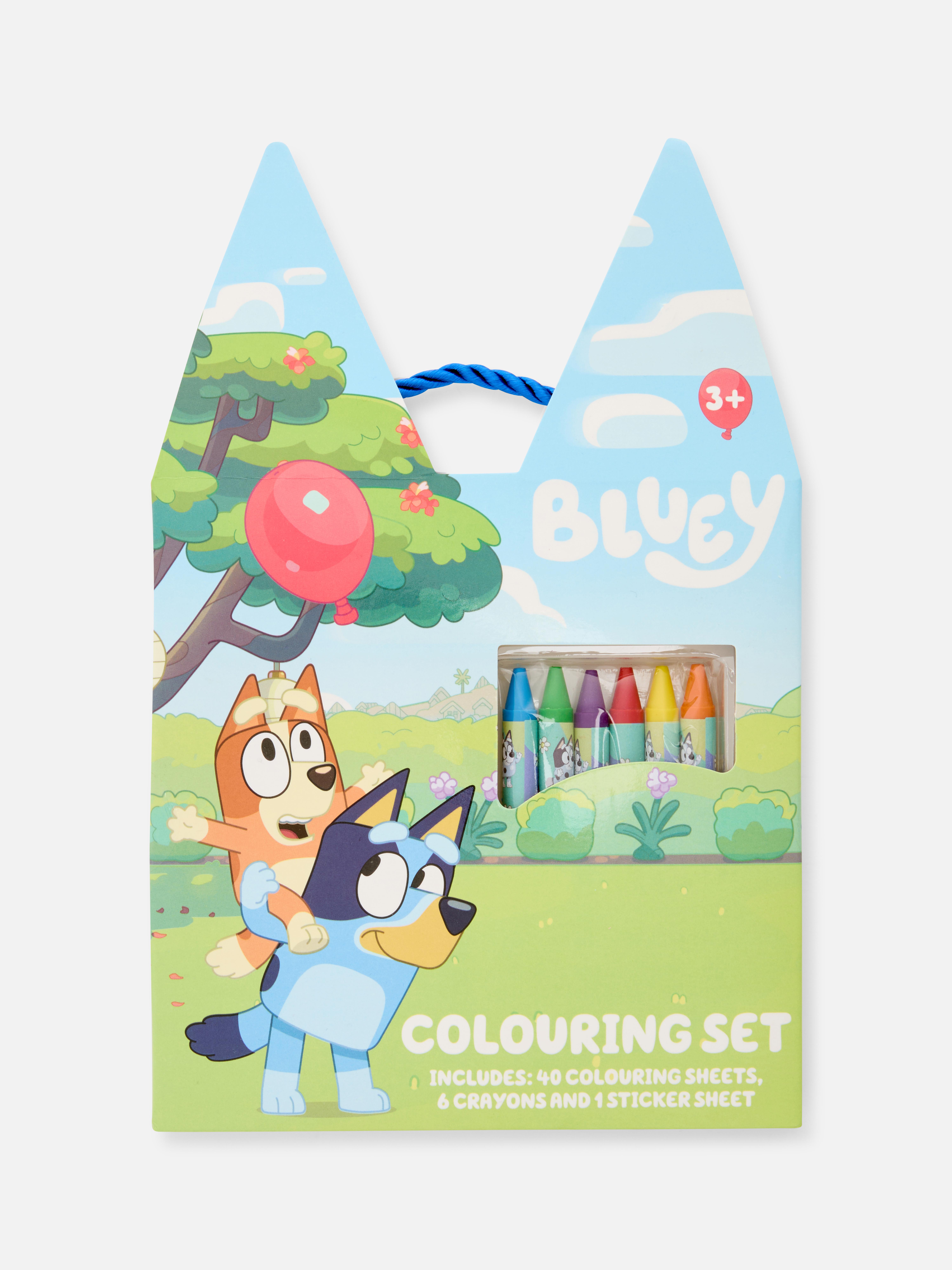 Bluey Carry Along Coloring Set