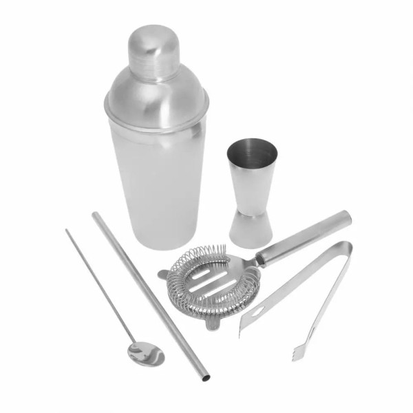 Zestaw barowy shaker 550ml do koktajli 6 ele. KINGHOFF KH-1392