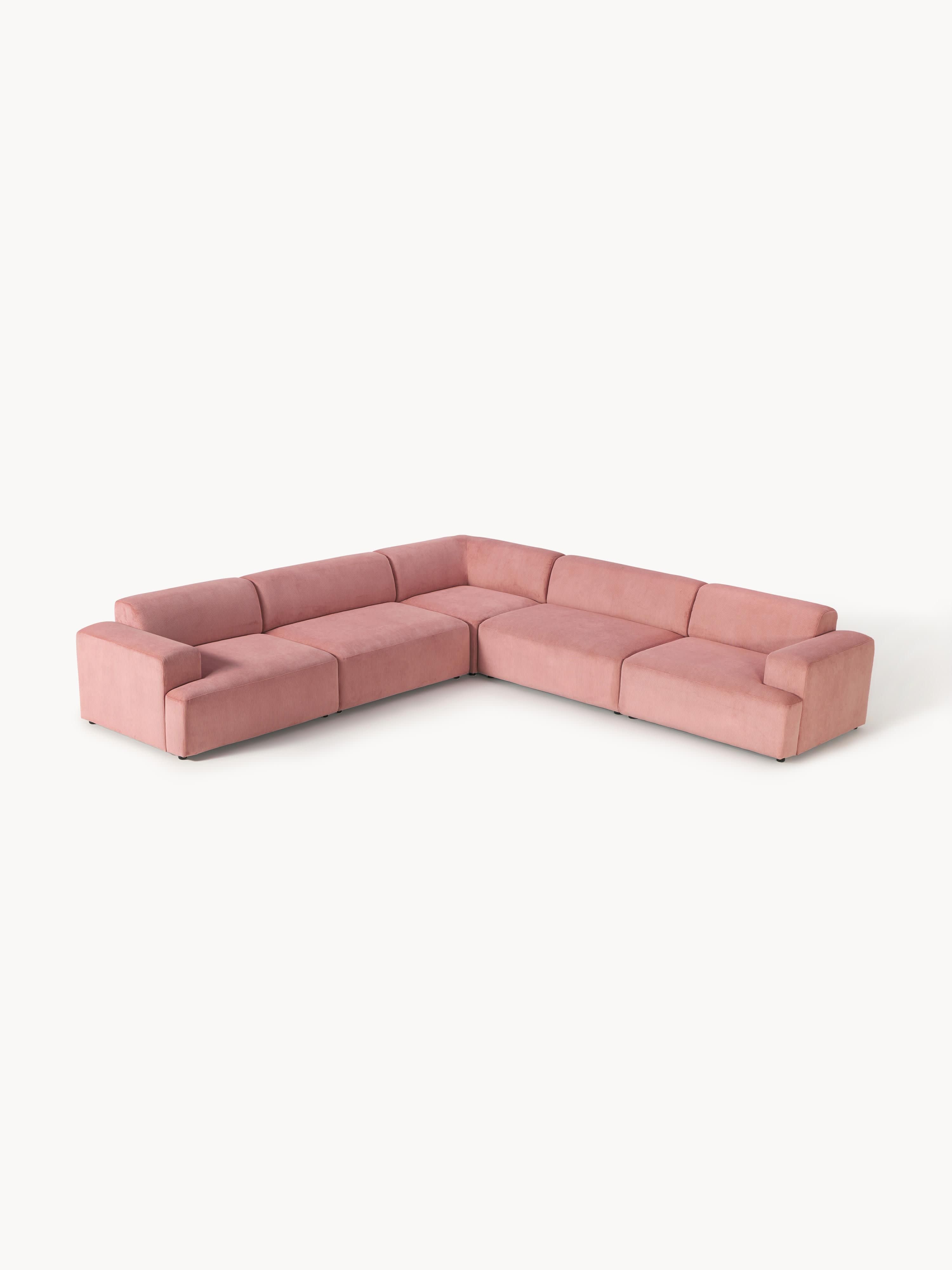Cord-Ecksofa Melva (4-Sitzer)