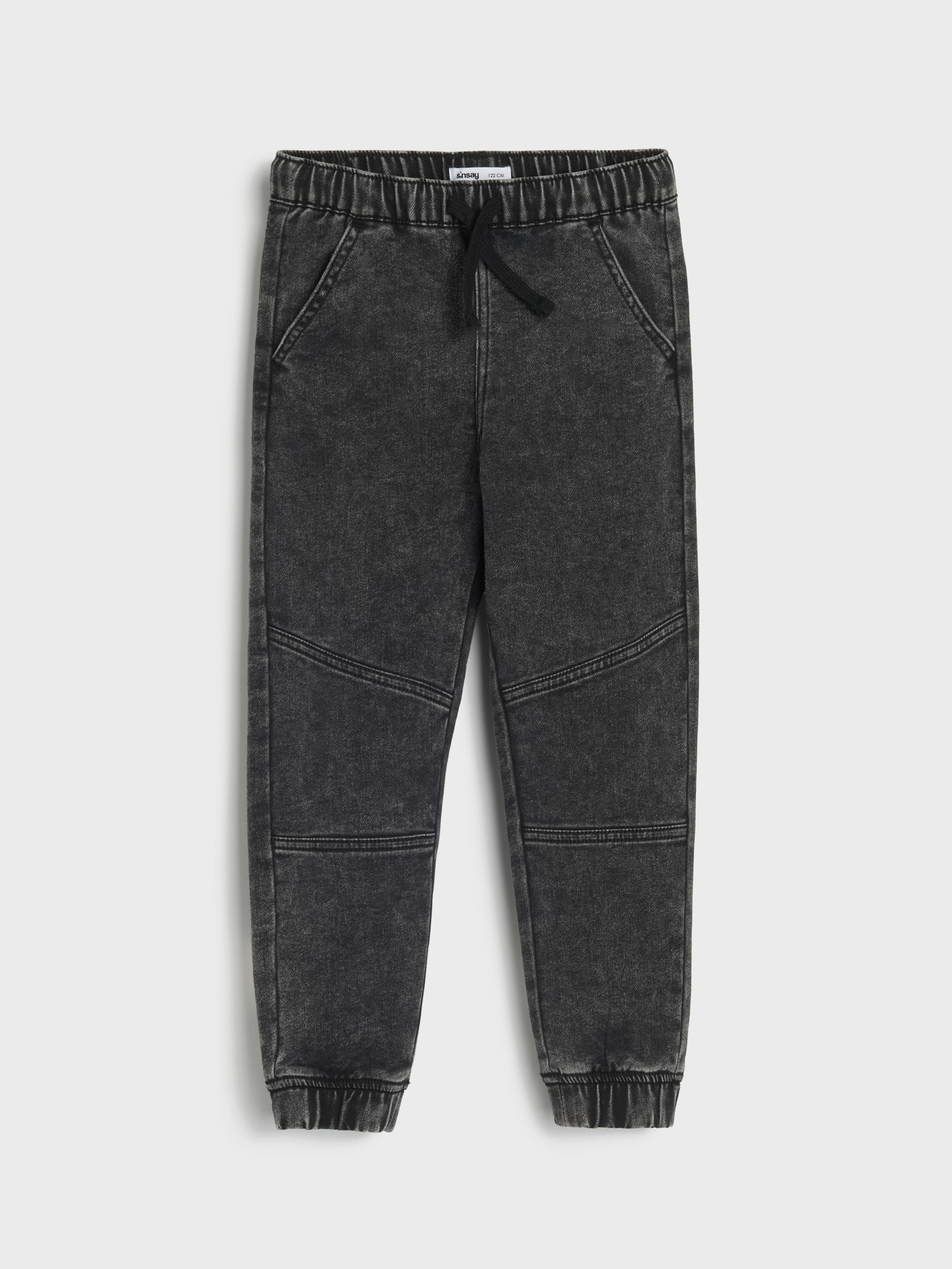 Spodnie jogger z efektem sprania
