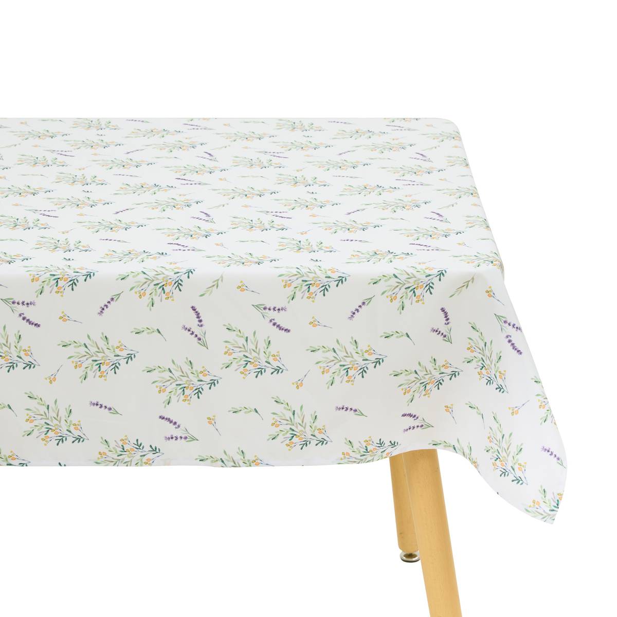 Tablecloth "Garrigue" 240x140 cm, White