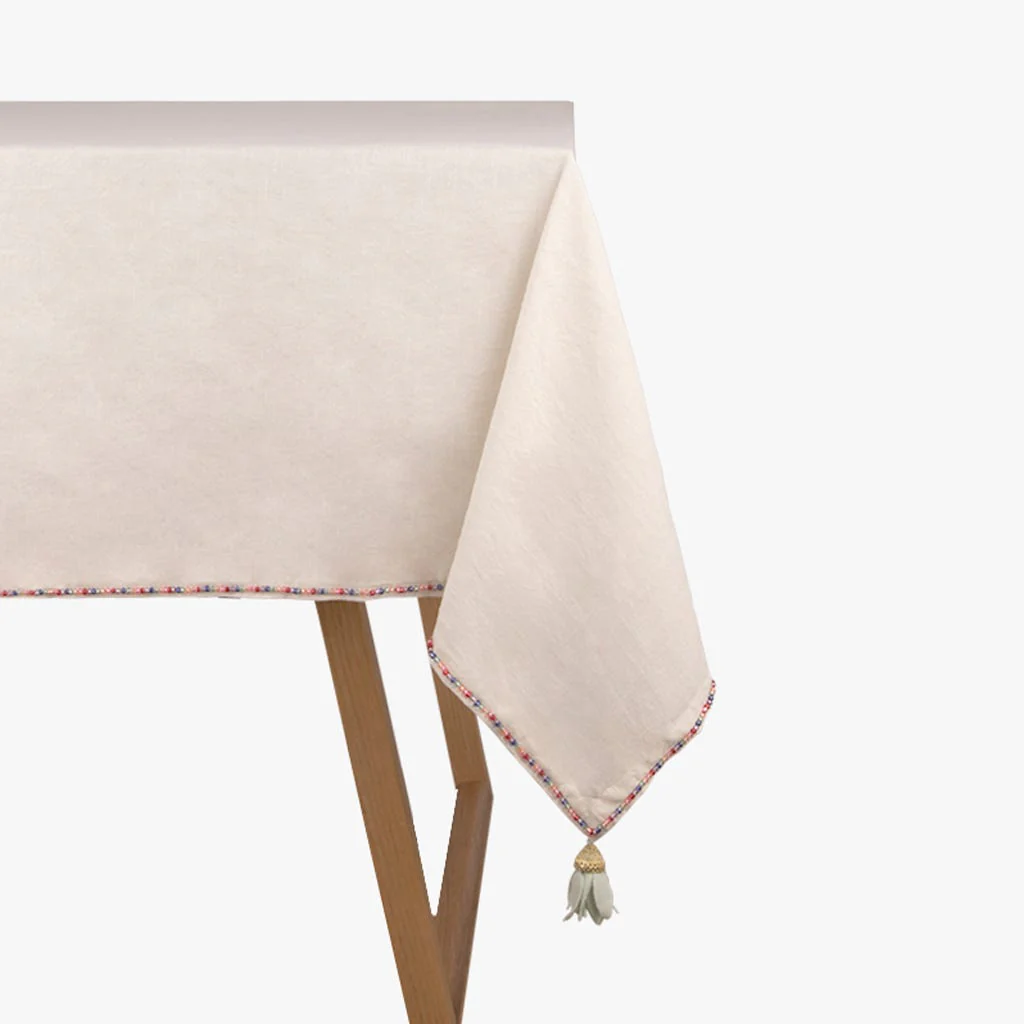 Toalha de Mesa Retangular Algodão e Linho MARIE