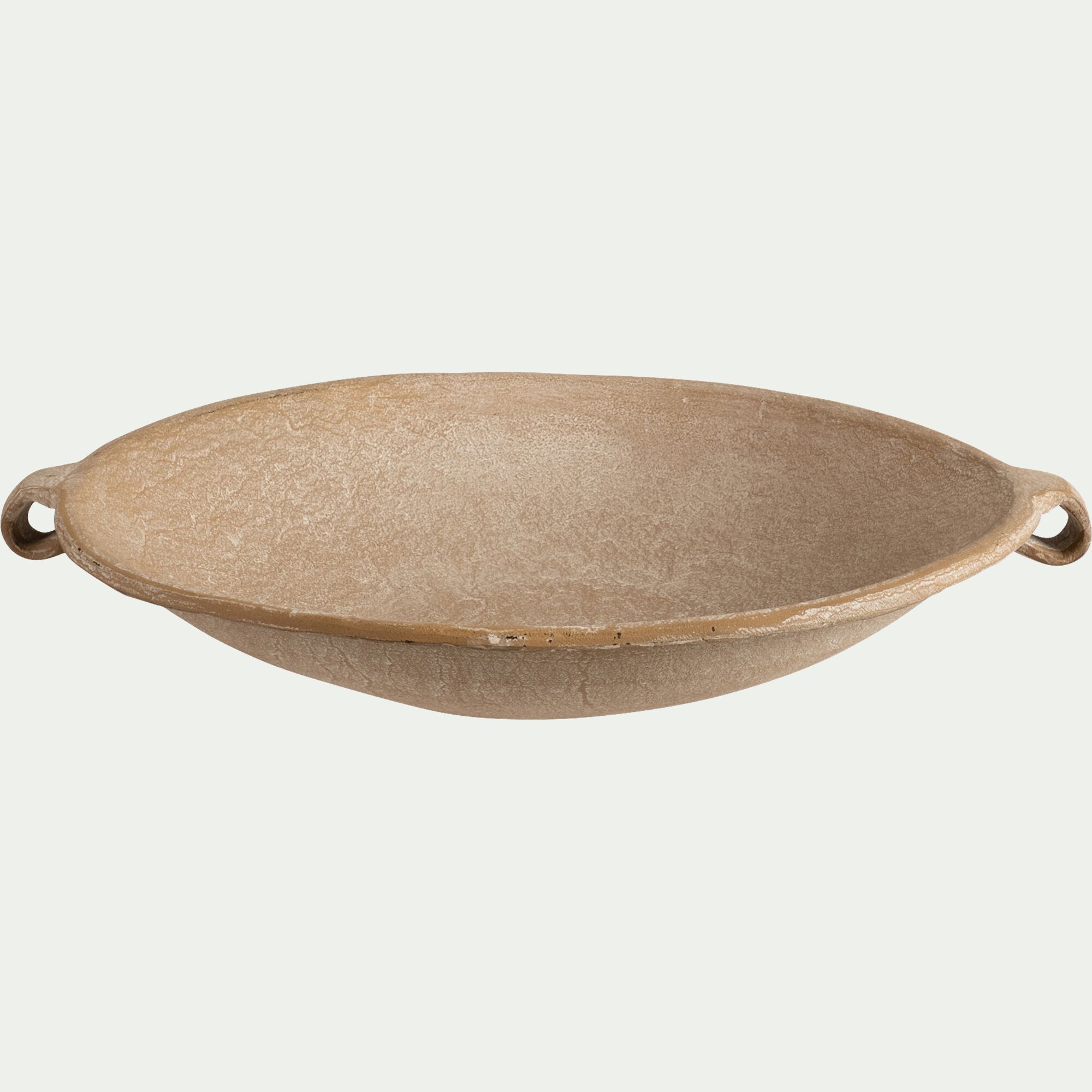 PONTARION - Coupe décorative ronde en aluminium D40cm - marron