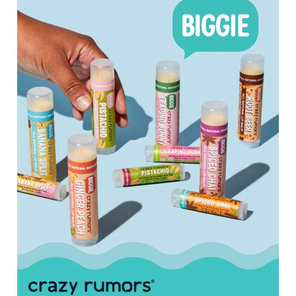 Crazy Rumors Biggie Banana Split Lip Balm