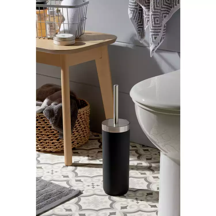Habitat Toilet Brush - Black and Silver