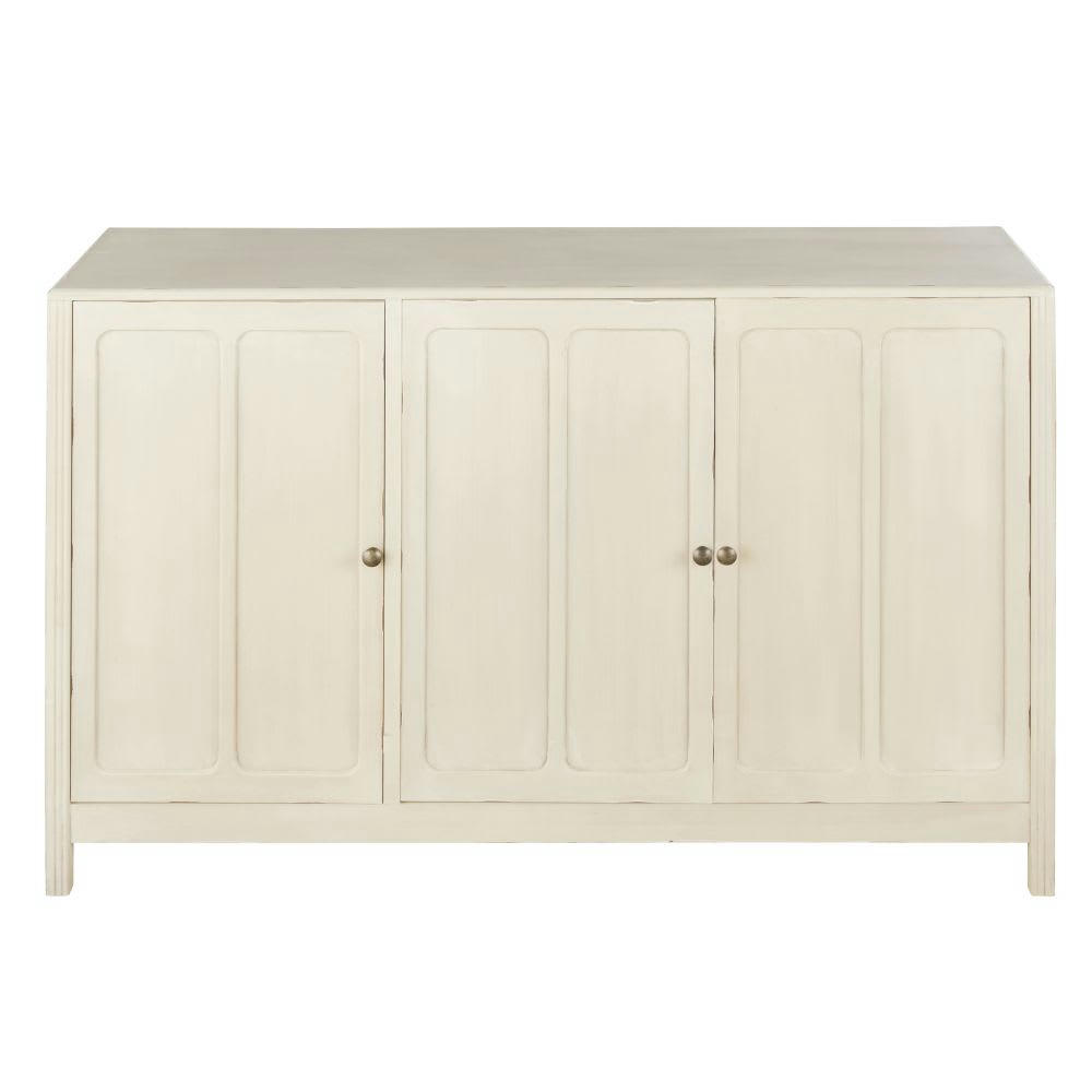 Aimée - Buffet 3 portes blanc cassé