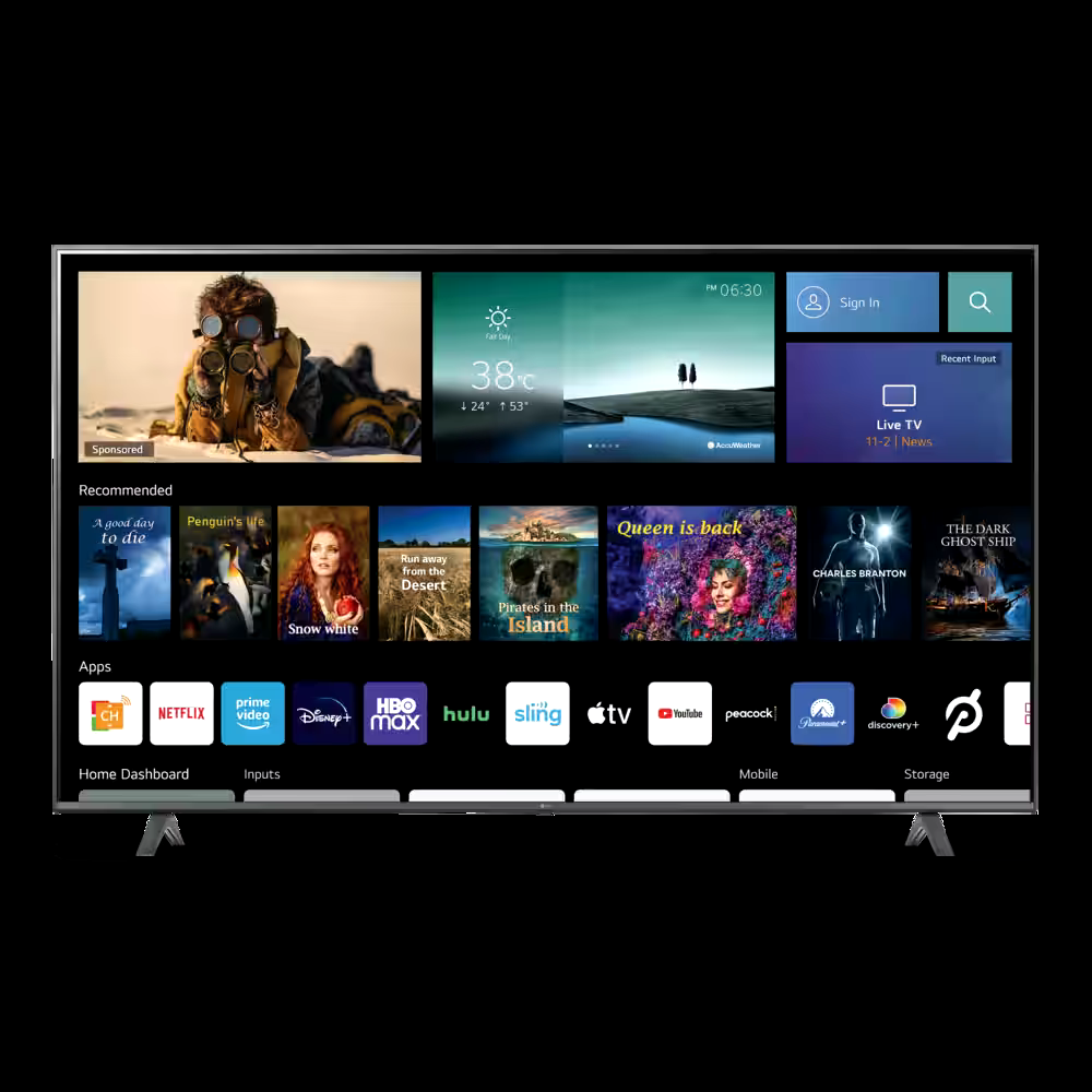 LG 50UQ7590PUB 50-in 4K Ultra HD LED Smart TV w/ Wi-Fi, Bluetooth, HDMI