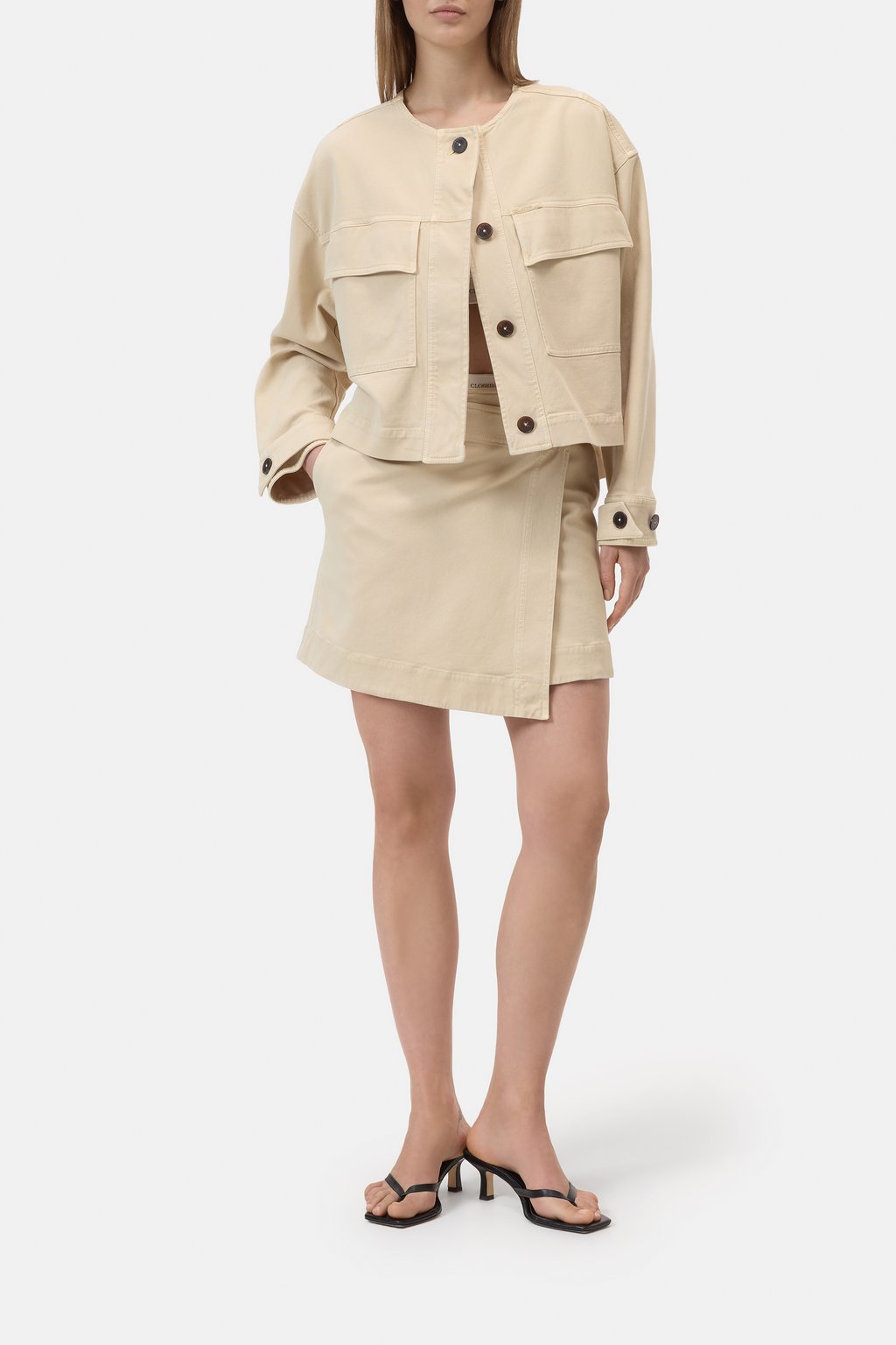 Kurze Jacke im Utility-Look