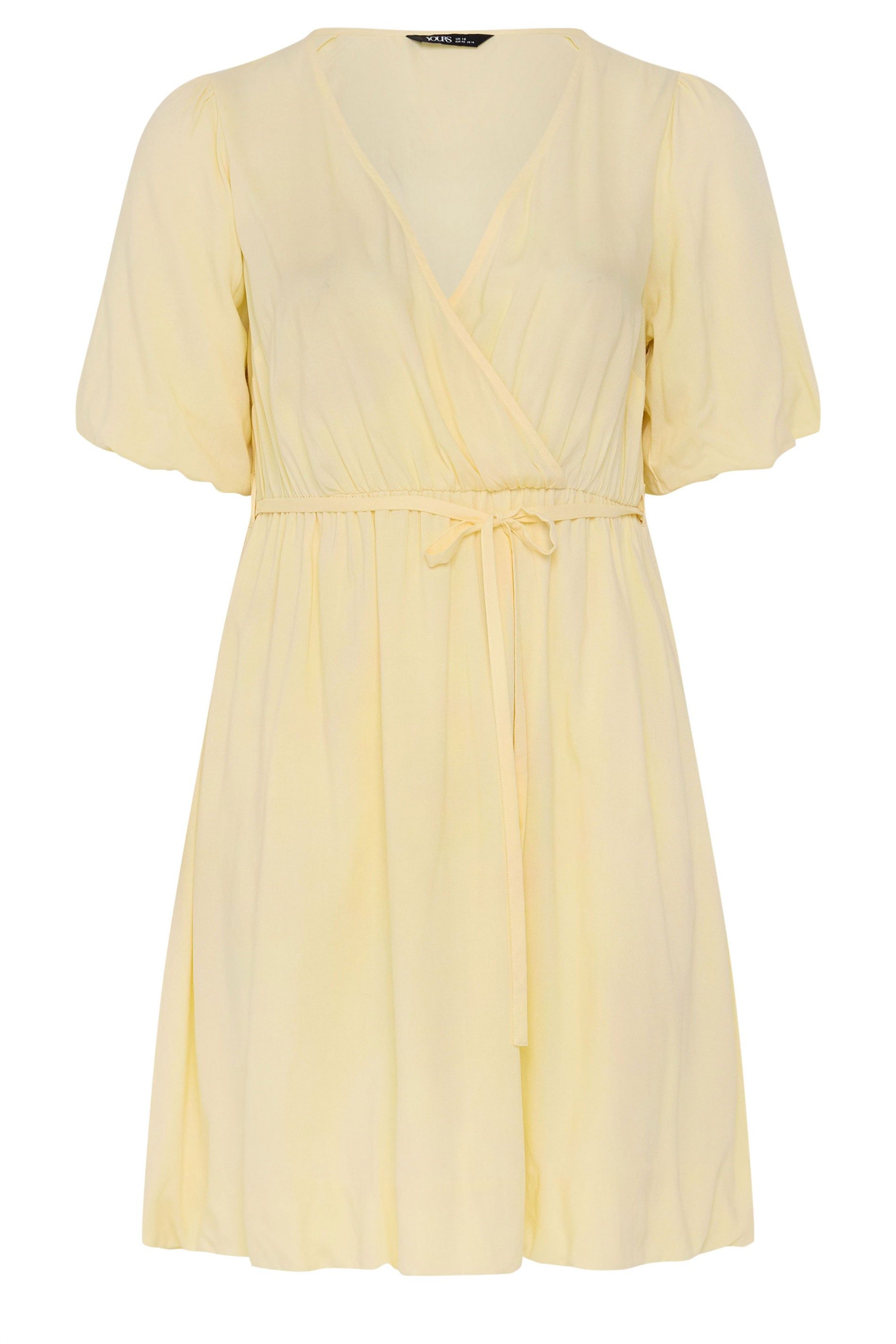 Yours Puff Ball Wrap Dress