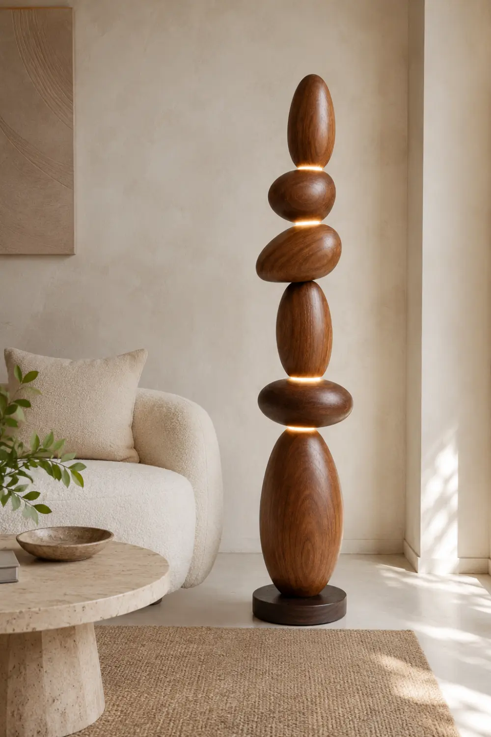 Wooden Art Lamp #WL114