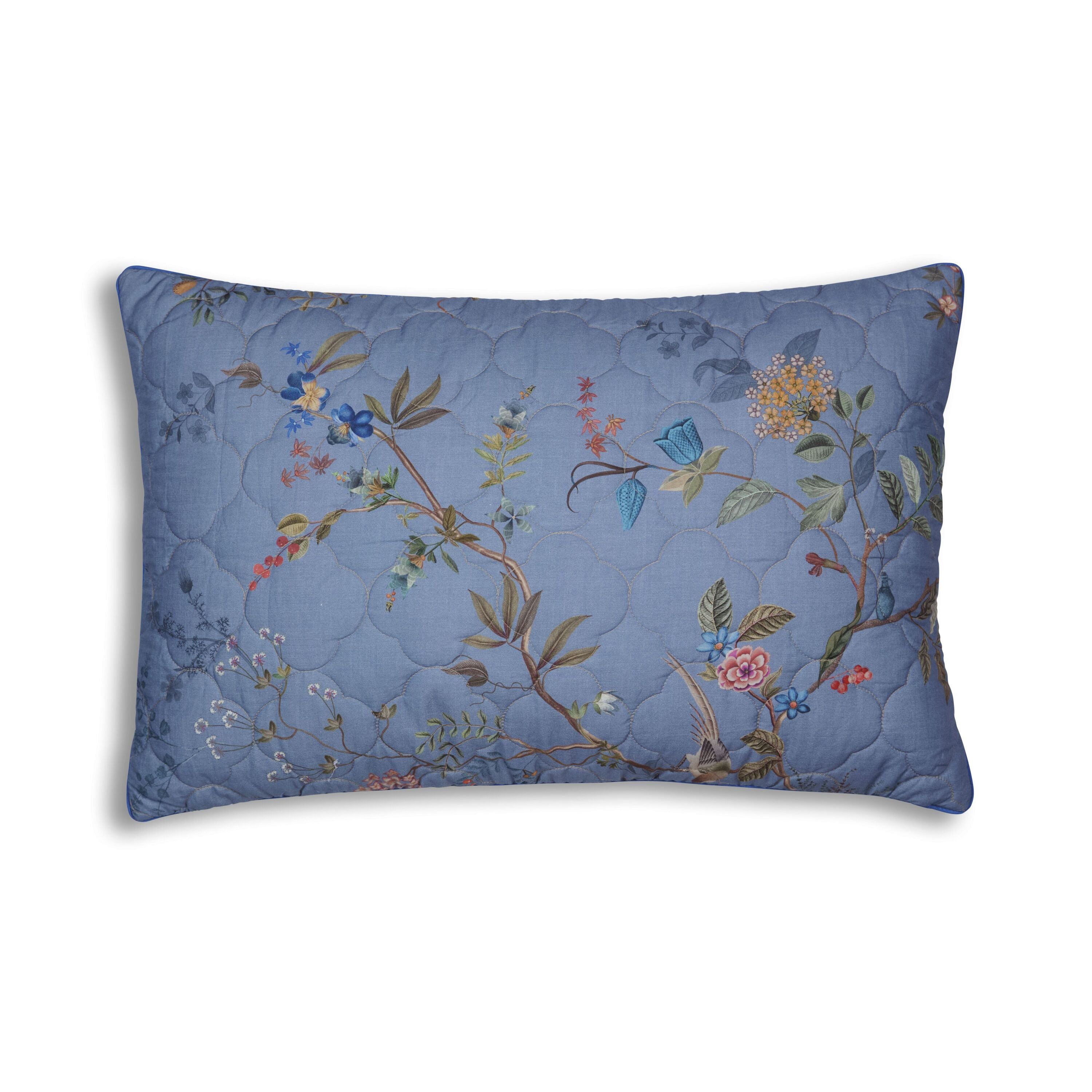 Pip Studio Bustani Sierkussen 45 x 70 cm - Blauw