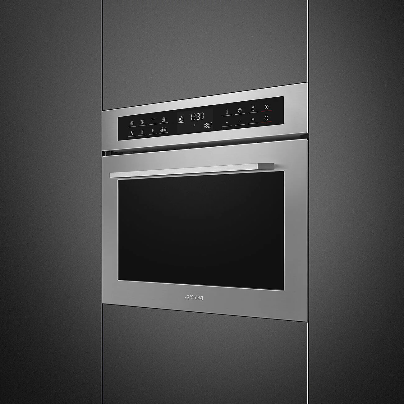 45cm Cucina Combi Microwave in Stainless Steel